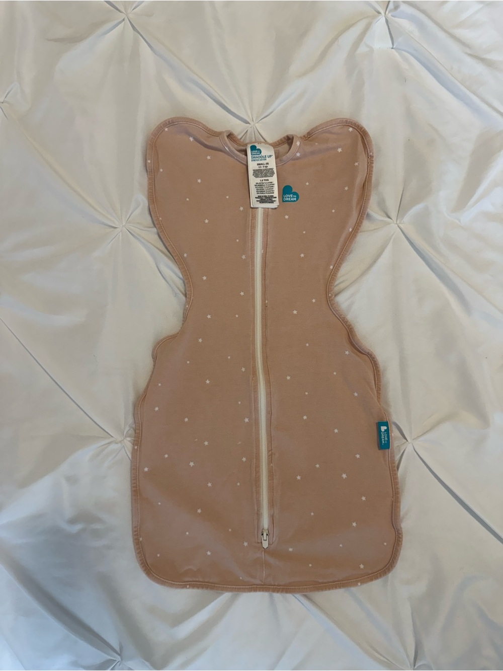 Love to Dream Swaddle Up Powder Pink Twinkle 1.0 TOG